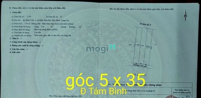 Hình ảnh Bán đất giá rẻ, 2 lô liền kề 2 SHR. 350m2 sát KCN Tân Đức.