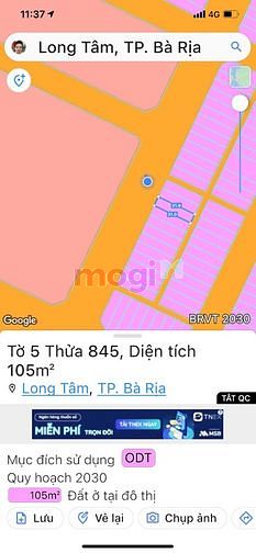 Hình ảnh Bán lô 5 x 21m đường Phan Bội Châu-Phường Long Tâm-TP. Bà Rịa- 3.8 Tỷ