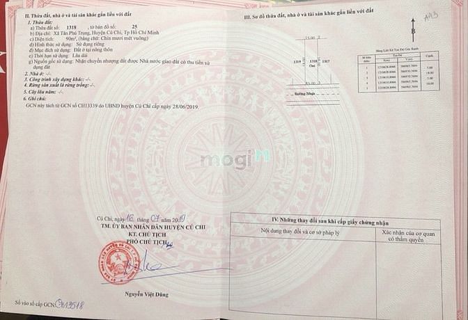 Hình ảnh Bán Lô Đất Gần Chợ Tân Phú Trung 90m2 giá 1ty1