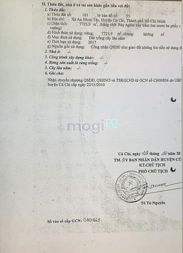 Hình ảnh Bán đất , An Nhơn Tây . củ chi