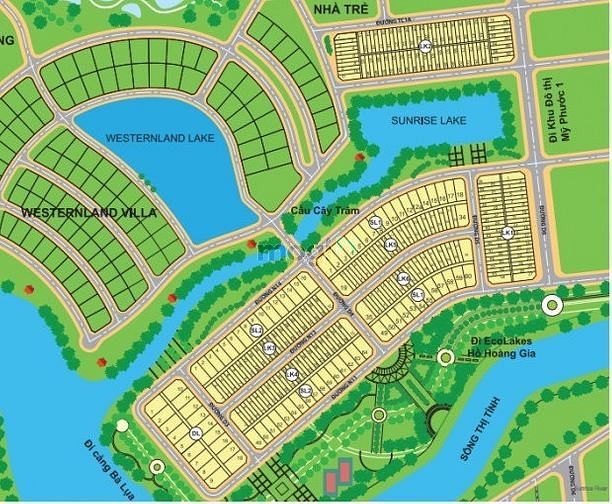 Hình ảnh Đất trung tâm thành phố - khu biệt thự cao cấp Wester land