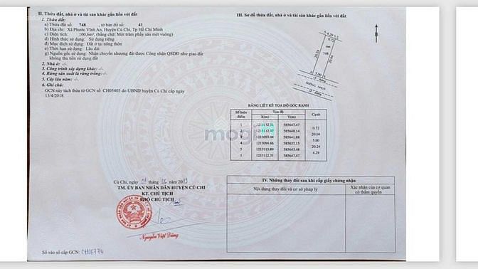 Hình ảnh Bán Gấp Lô Đất Đường 409 DT 100,6 m2 Gía 980 TR