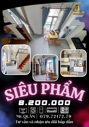 Hình ảnh Siêu phẩm duplex, ban công, máy giặt riêng, 2 chỗ ngủ ở lý phục man Q7