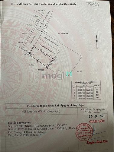 Hình ảnh Gò Vấp, Quang Trung, Lô đất 4x9.5m hẻm 3m, Chỉ 3.15 tỷ.