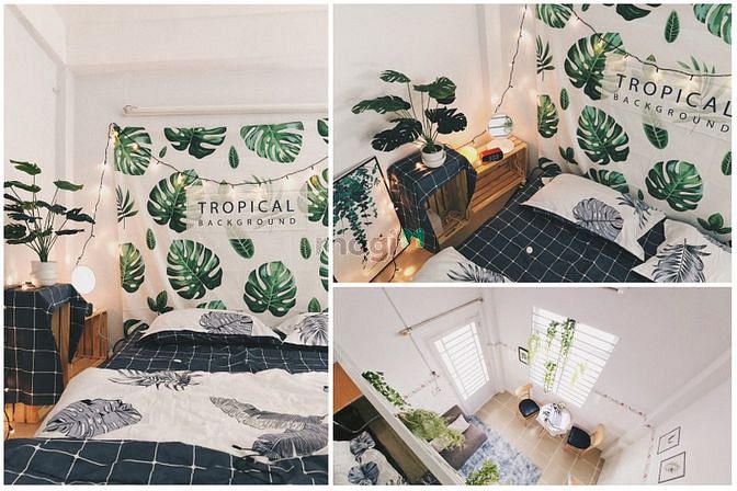 Hình ảnh Phòng Có Gác (Duplex) CV LÀNG HOA P9 FULL Nội Thất Mới Leng Keng