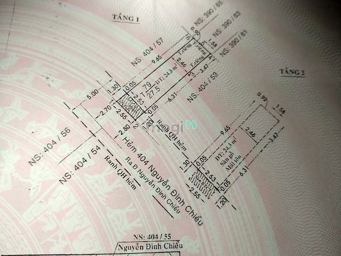 Hình ảnh Bán nhà trệt lầu 404. Điện Biên Phủ . Q3