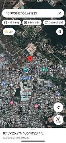 Hình ảnh Đất Phú Lợi Giá Cực Rẻ Dân Cư Đông Đúc chỉ 1ty350tr