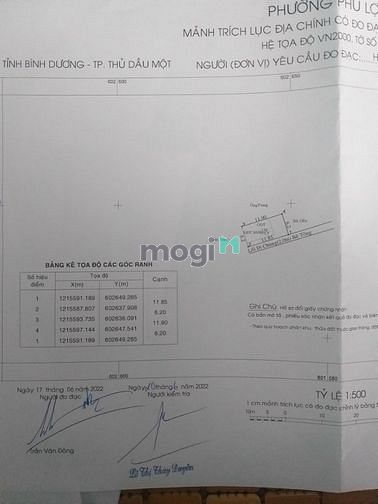 Hình ảnh Đất Phú Lợi Giá Cực Rẻ Dân Cư Đông Đúc chỉ 1ty350tr
