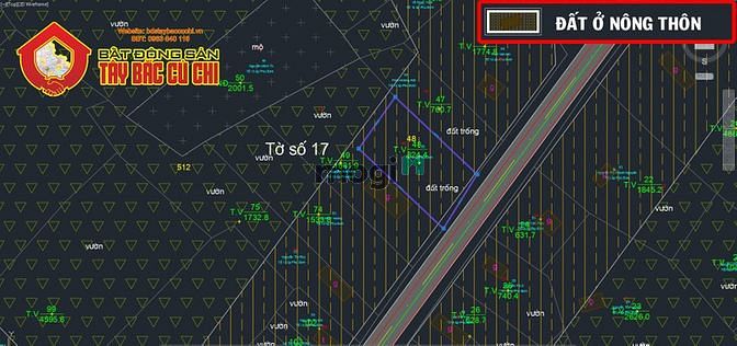 Hình ảnh Bán đất đường nguyễn thị sửa - 824m2 - 21x40 - 200m2 thổ cư - xã an