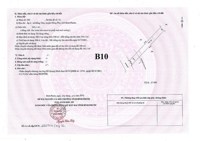 Hình ảnh Đất nền giá rẻ sổ sẵn bình phước