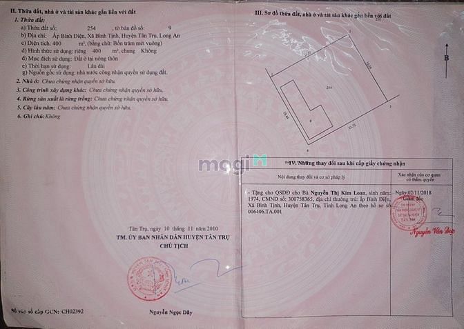 Hình ảnh Bán Đất Tặng Nhà 552m2 có 400m2 Thổ Cư Nhà 2 Mặt Tiền