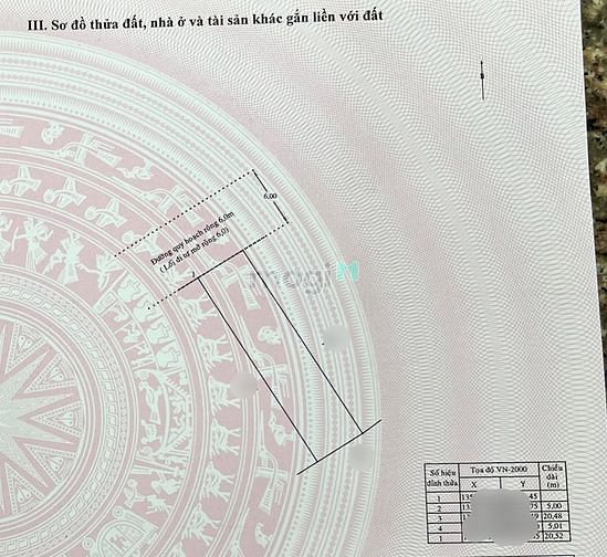 Hình ảnh bán nhanh lô đất đẹp đường 6m Thôn Trung - Vĩnh Phương