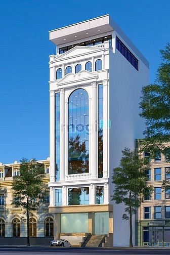 Hình ảnh Cho thuê toà building quận Cầu Giấy, Dt 200m2 x 8 Tầng nổi, 1 hầm.