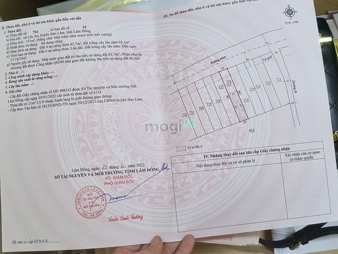 Hình ảnh Bán đất nền nghĩ dưỡng có thổ cư, view đồi của TP. Bảo Lộc, 690TR