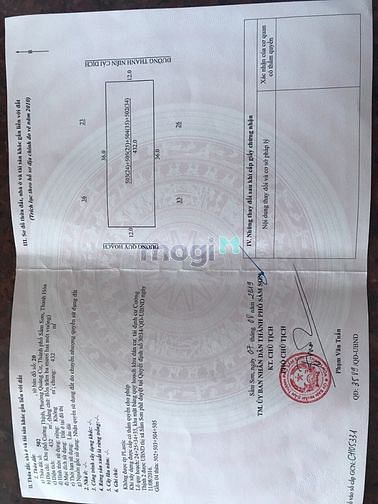 Hình ảnh Lô đất phố MB 3034 khu phố Cường Thịnh - P. Quảng Cư -TP Sầm Sơn, T Ho