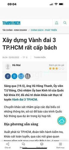 Hình ảnh Bán Lô Đất 264m2 5x53. Thạnh Xuân Ngay Hà Huy Giáp Q12