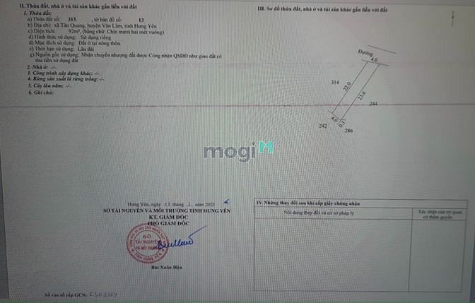 Hình ảnh Bán lô đất có sẵn nhà cấp 4 thôn Ngọc Đà, Tân Quang, Văn Lâm