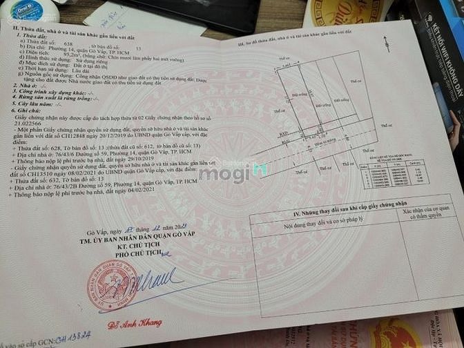 Hình ảnh Bán 4 lô đất tại Gò Vấp có sổ hồng từng nền chỉ 30tr/m2