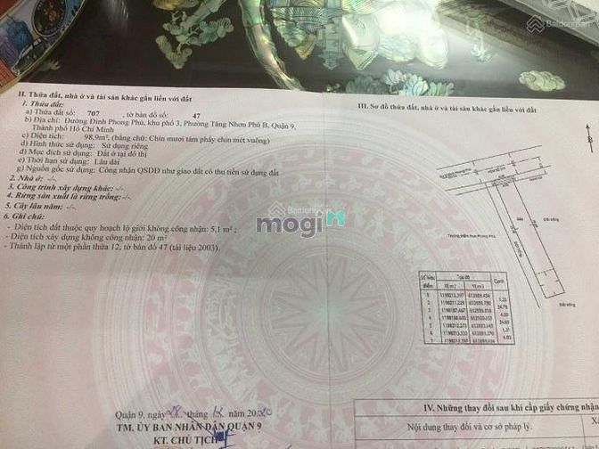 Hình ảnh Chỉ với 3 tỷ sở hữu ngay lô đất 100m2 MT đường Đình Phong Phú Q9