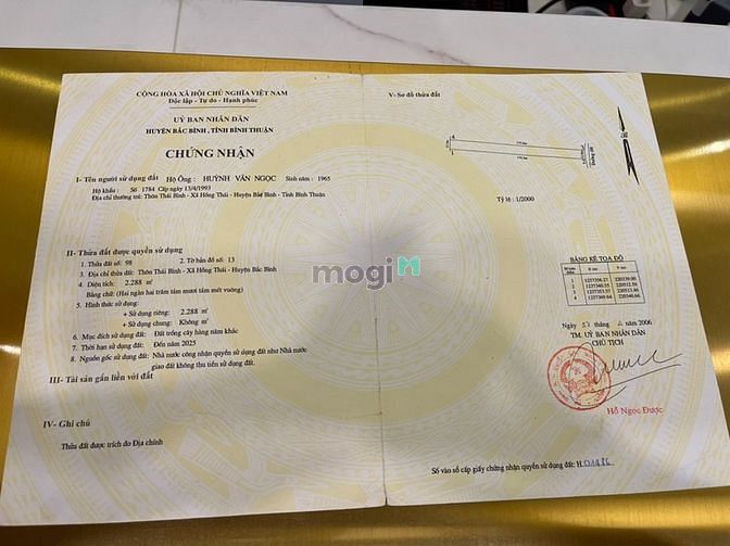 Hình ảnh Lô đất siêu nhỏ Bắc Bình - Bình Thuận
