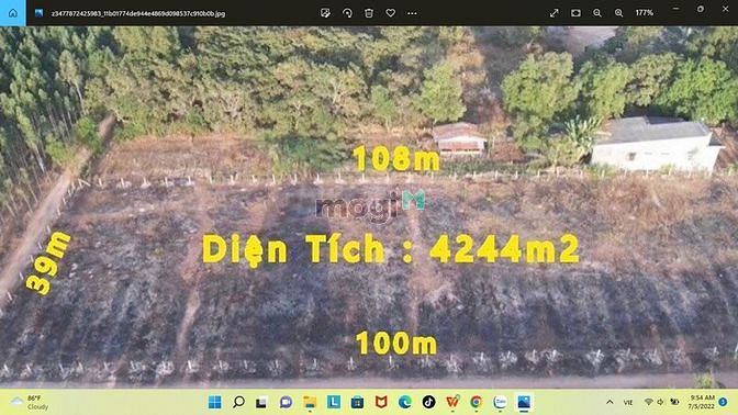Hình ảnh HÓT,HÓT, HÓT, Lô 3MT,DT: 4245m2,Hàm Tân, Bình Thuận ,Giá chỉ 8 tỷ hơn.