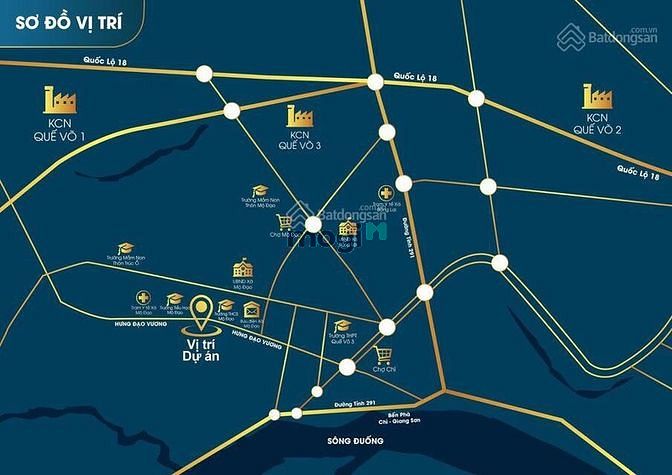 Hình ảnh cắt lỗ bán nhanh lô đất giáp kcn quế võ chỉ 900 triệu