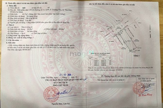 Hình ảnh Lô Đất 63m2 Hẻm 139 Đường 11, P. Trường Thọ.TP. Thủ Đức