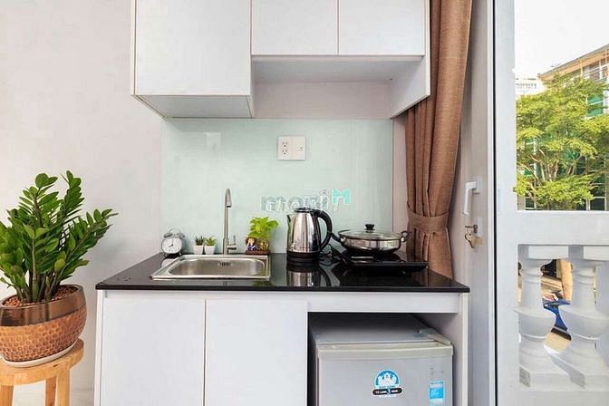 Hình ảnh Căn Hộ Cho Thuê Đầy Đủ Nội Thất Studio Thoáng Phạm Văn Bạch Tân Bình