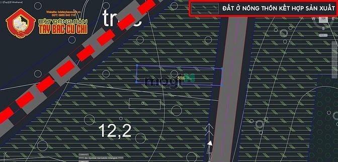 Hình ảnh Bán đất 2 mặt tiền đường Bến Đình - 500m2 - 10x50 - 120m2 thổ cư