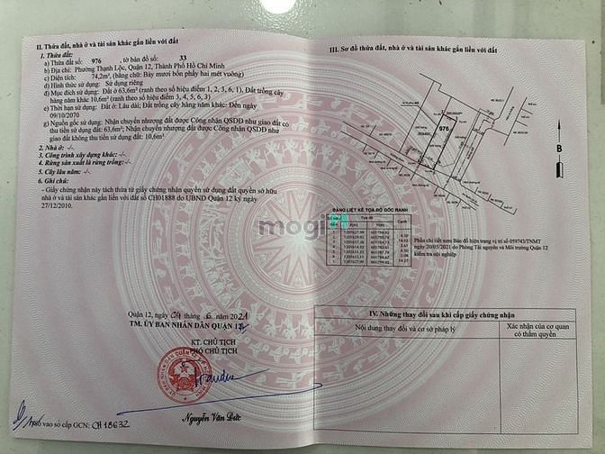Hình ảnh Đất 4.5x17m Thạnh Lộc 16 hẻm 1 sẹc xe hơi cực hiếm