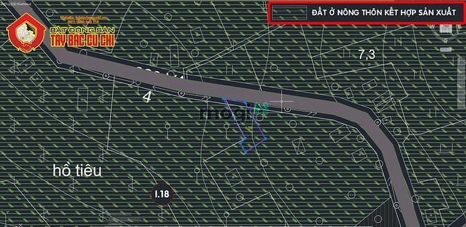Hình ảnh Bán đất đường 762 - 673m2 - 18.6x49 - 90m2 thổ cư - xã An Nhơn Tây