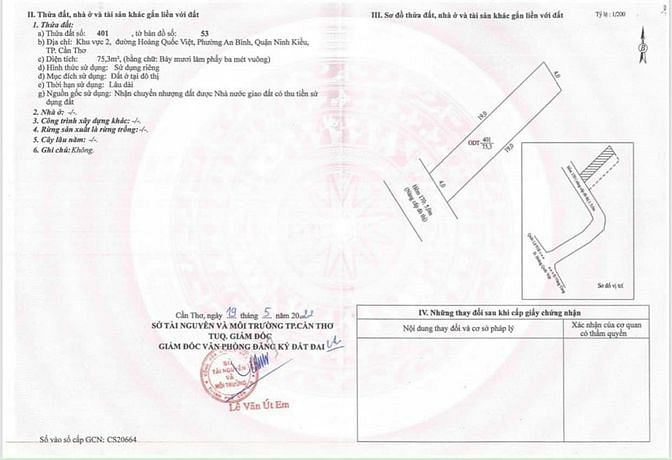Hình ảnh Bân nền thổ cư hêm 170 Hoàng Quốc Việt- P.An bình giá 2.6 tỷ