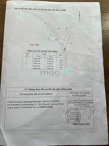 Hình ảnh Bán đất 5x16m/ 80m2 đường 160 thông qua 102 Lã Xuân Oai - quận 9