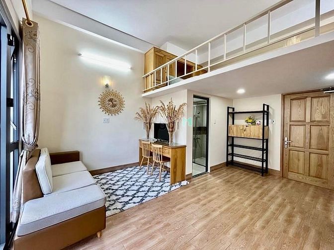 Hình ảnh CHDV Full Nội Thất Có Bancol+ Gác lửng quận 10