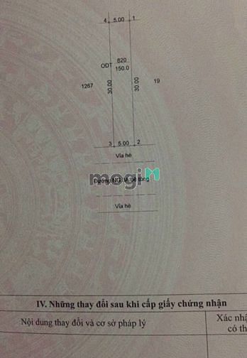Hình ảnh Bán đất MT bê tông, C.P.Hòa, Bến Cát, DT:5x30, TC100m2, SHR, 1,950 tỷ