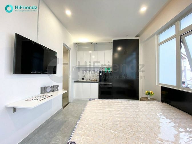 Hình ảnh Studio Full nội thất ban công rộng ở Bình trưng tây quận 2