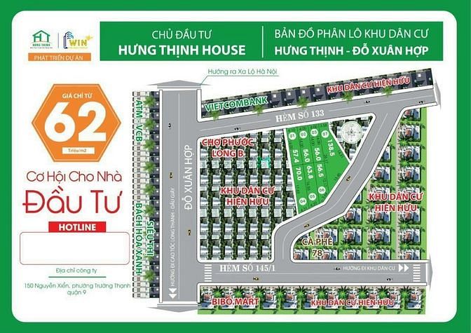 Hình ảnh Bán đất thổ cư hẻm 145 đường Đỗ Xuân Hợp , Phước Long B, Quận 9