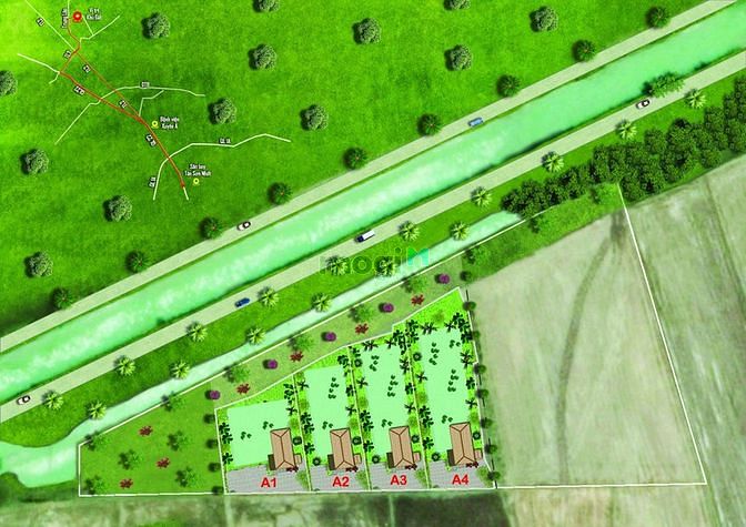 Hình ảnh Bán mảnh đất vườn ngay kênh N25 1 sẹc đường Trung Lập 1118m2 gía rẻ