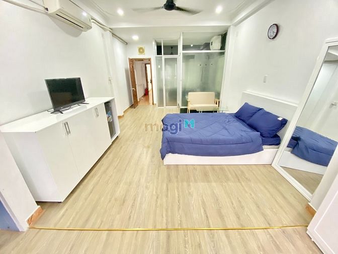 Hình ảnh Cho thuê Trang Chủ MB66.COM / Đăng Ký Tặng 66K Đakao Q1 Studio Trung Tâm SG, Cửa sổ lớn siêu thoáng,