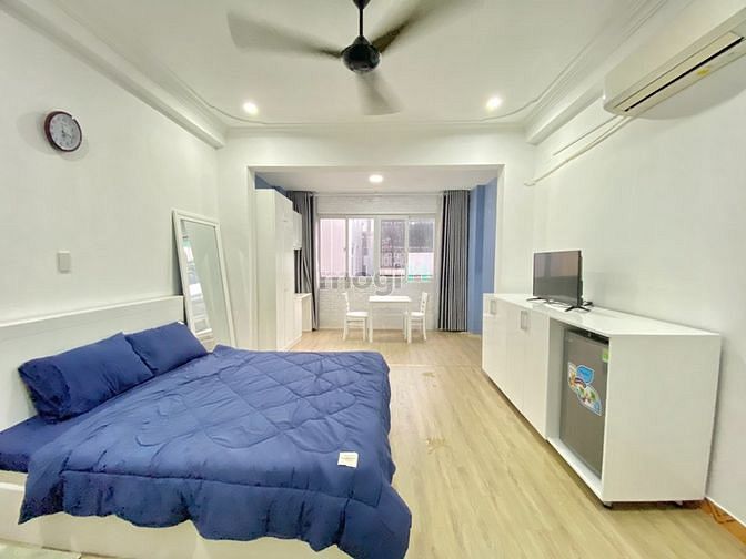 Hình ảnh Cho thuê Trang Chủ MB66.COM / Đăng Ký Tặng 66K Đakao Q1 Studio Trung Tâm SG, Cửa sổ lớn siêu thoáng,