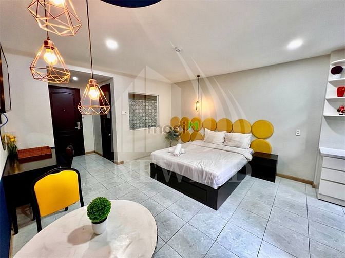 Hình ảnh CHDV cho thuê - Ban công lớn - Full nội thất - Ngay Cầu Kiệu, Quận 1