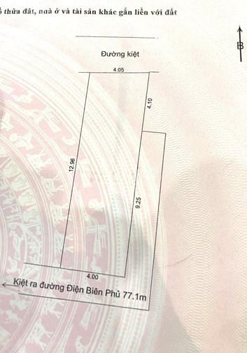 Hình ảnh Bán đất hai mặt kiệt đẹp thoáng Điện Biên Phủ