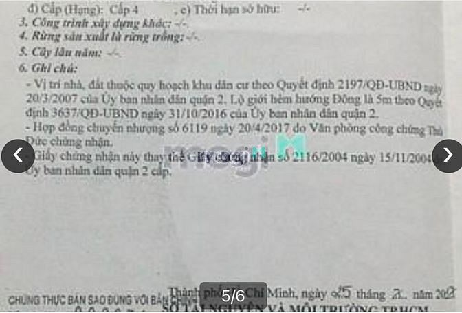 Hình ảnh Bán đất thổ cư hẻm ô tô P.Cát Lái gần chợ Cây Xoài - Lê Văn Thịnh