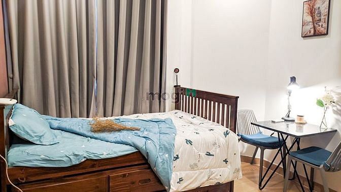 Hình ảnh Studio FULL nội thất có BANCOL, cửa sổ lớn
