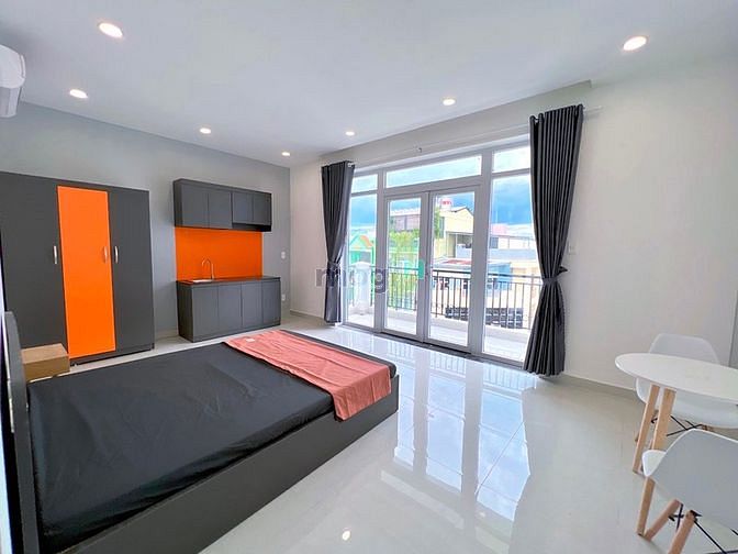 Hình ảnh Căn Hộ Mới Xây 100% Mới Full Nội Thất Bancol & Cửa Sổ