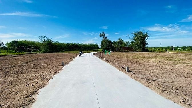 Hình ảnh Mặt tiền đường bê tông 6m đất cao ráo thổ cư hết đất giá chỉ 630TR😎😎
