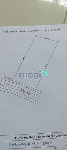 Hình ảnh Bán đất đường Đào Thị Thơm - 892m2 - 20x46 - 300m2 thổ cư - xã An Nhơn