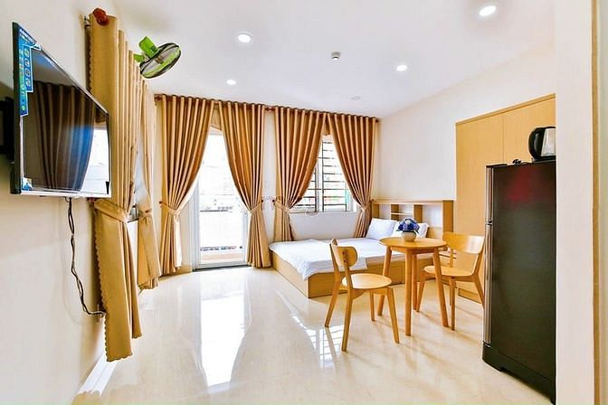 Hình ảnh Căn Hộ Dịch Vụ Ban Công + Thang Máy