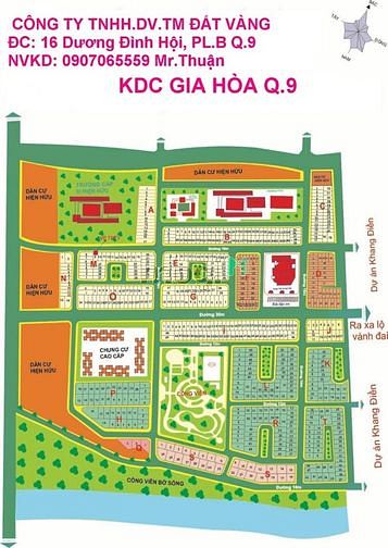 Hình ảnh Siêu phẩm đất nền chỉ còn duy nhất 6 lô KDC Gia Hoà.quận 9.Giá 25tr/m2