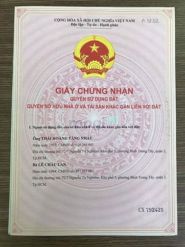 Hình ảnh Giá cực kỳ hấp dẫn. Nơi ở lý tưởng.